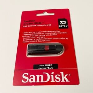 SanDisk Cruzer Glide 32GB Flash Drive USB 2.0